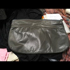 Grey Clutch Bag